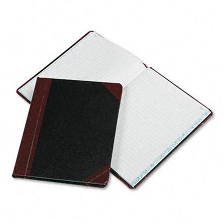 NINE2FIVE Boorum &amp; Pease  Record/Account Book- Record Rule- Black/Red- 150 Pages- 9 5/8 x 7 5/8 NI719545